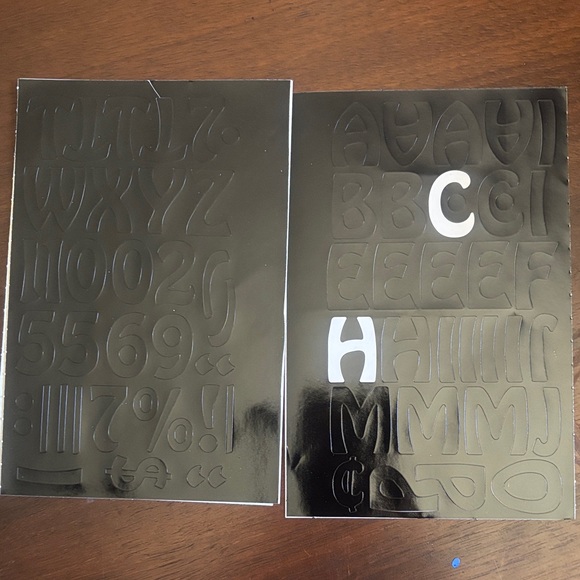 Colorful Alphabet Sticker Set - Picture 9 of 13